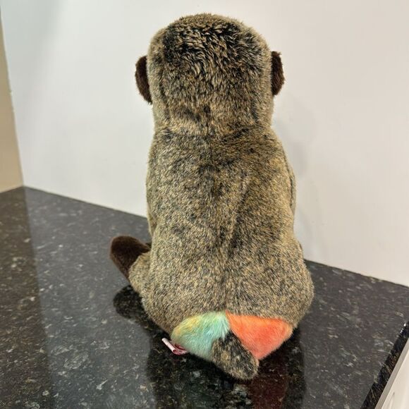 Cheeks Baboon 12 Inch TY The Beanie Buddies Collection 2001 Stuffed Monkey Plush - Picture 4 of 8